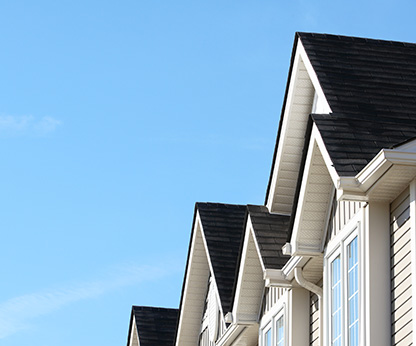 New Roof on Modern Home